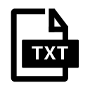 TXT File Icon | Free SVG & PNG Download | IconEasy