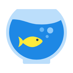 Aquarium with Fish Icon, aquarium,fish,water