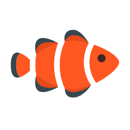 Clown Fish Icon, clown fish,marine,animal