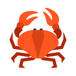 Crab Icon, crab,marine,animal