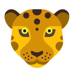 Leopard Head Icon, leopard,animal,mammal