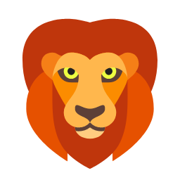 Lion Head Icon, lion,animal,mammal