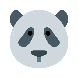 Panda Head Icon, panda,animal,mammal