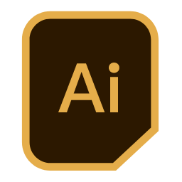 Adobe AI Icon, Adobe AI,vector,Adobe