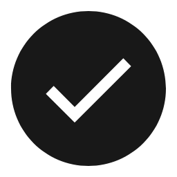 Check Filled Icon, check,filled