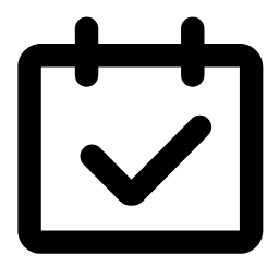 Check - in Icon, check - in,calendar,checkmark