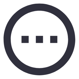 Circle Dots Icon, menu,more