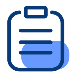 Waybill Document Icon (Blue) Icon, waybill,document,order