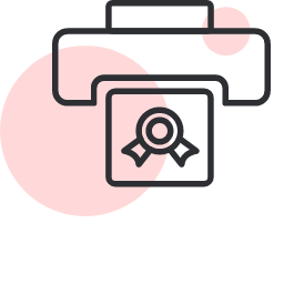 Print Certificate Icon, print,certificate
