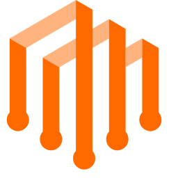 DataWorks Orange Icon, DataWorks,orange,data processing
