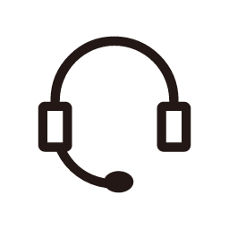 Customer Service Icon (White Outline) Icon, customer service,support,outline