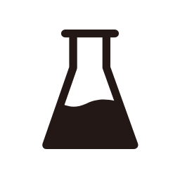 Lab Flask Icon (Black) Icon, lab flask,experiment,testing
