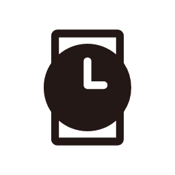 Watch Icon (Black) Icon, watch,time,accessory
