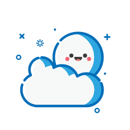 MBE Style Weather Icon, weather,cloud,snow