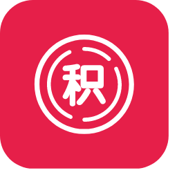 Points Icon, points,red,circle