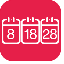 Spending Day Icon, spending day,calendar,dates