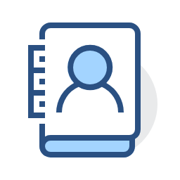 Address Book Icon, address book,contact