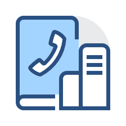 Company Address Book Icon, address book,company