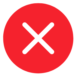 Error Icon, error,red cross