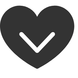 Service Heart Filled Icon, service,heart,care