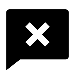 chat-delete-fill Icon, chat,delete,fill