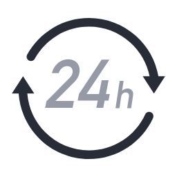 24h Service Advantage Icon, 24h service,advantage