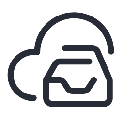 Cloud Storage Support Icon, cloud storage,support