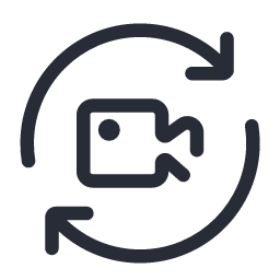 Media Processing Support Icon, media processing,support