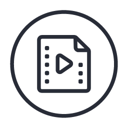 Short Video Solution Icon, short video,solution