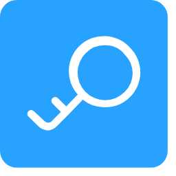 Permission Management Icon, permission management,key magnifier