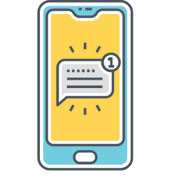 Text Message Icon, text message,phone,communication