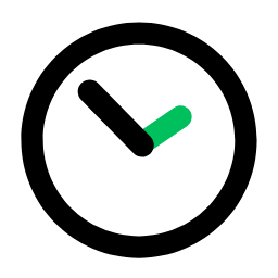Time Checkmark Icon, time,checkmark