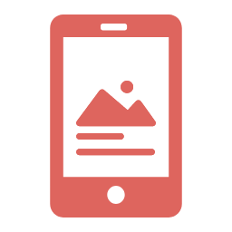 Mobile Poster Icon, mobile poster,marketing