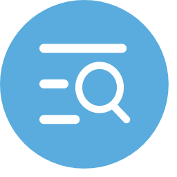 Comprehensive Query Icon, comprehensive query,magnifying glass