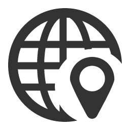 Address to Coordinates Icon, address,coordinates,geolocation