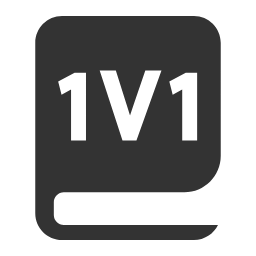 Dictionary Mapping 1 to 1 Icon, dictionary,mapping,1 to 1