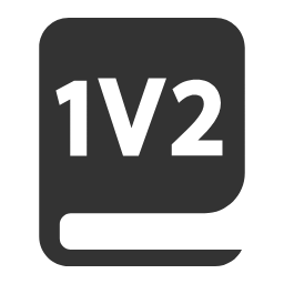 Dictionary Mapping 1 to 2 Icon, dictionary,mapping,1 to 2