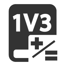 Dictionary Mapping 1 to 3 with Calculation Icon, dictionary,mapping,1 to 3,calculation