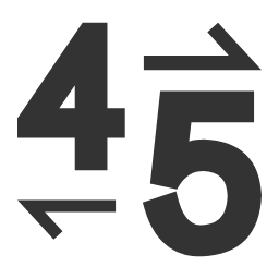 Round to Integer Icon, rounding,integer,math