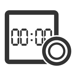 System Current Time Backfill Timestamp Icon, system time,backfill,timestamp
