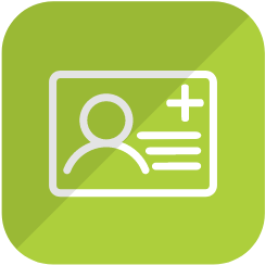 Add Class Icon, add class,ID card,plus
