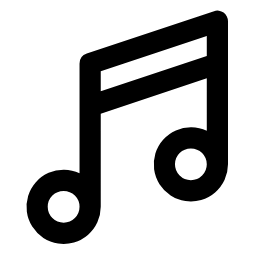 Music Note Icon (Double) Icon, music,note