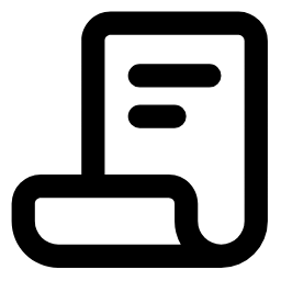 Scroll Paper Icon, scroll,document