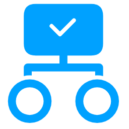 Process Approval Icon, approval,process,nodes