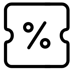 Coupon Icon, coupon,discount,percentage