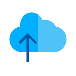 Cloud with Upward Arrow Icon, cloud,upload,storage