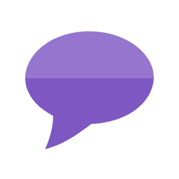 Single Message Bubble Icon, message,chat,bubble