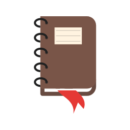 Notebook Icon, notebook,ribbon,web