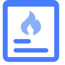 Gas Usage Report Icon, gas usage report,gas report