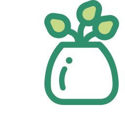 Potted Plant Selected Icon, potted plant,plant